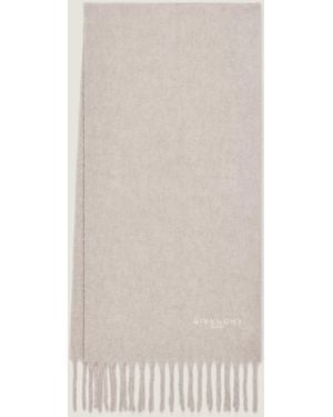 Givenchy Sciarpa oversize in alpaca - Bianco