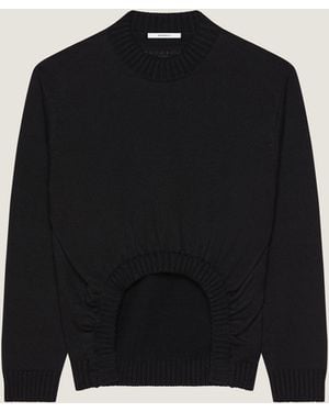 Givenchy Ruched Sweater - Black