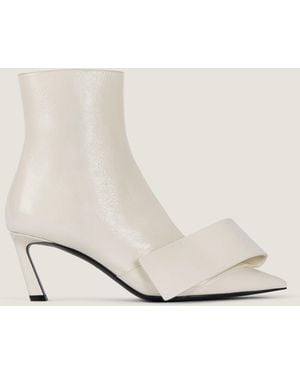 Givenchy Stivaletti Twisted Ribbon in pelle Naplack lucida - Neutro