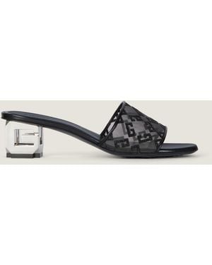 Givenchy G Cube Mules - Natural