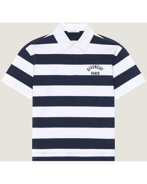 Givenchy Striped Polo - Blue