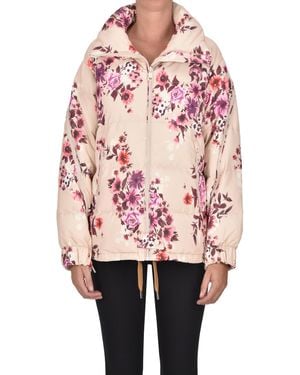 OOF WEAR Piumino ecofriendly stampa floreale - Rosa