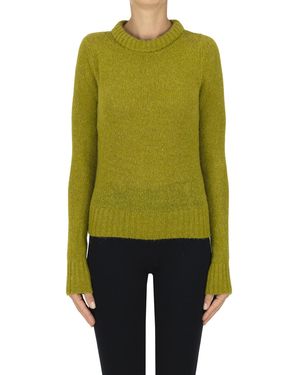 iBlues Pullover Quadro cropped - Verde