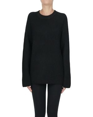 MICHAEL Michael Kors Ribbed Knit Pullover - Black