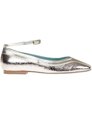 Paola D'arcano Ballerine in pelle metallizzata - Metallizzato