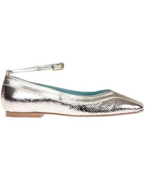 Paola D'arcano Ballerine in pelle metallizzata - Metallizzato
