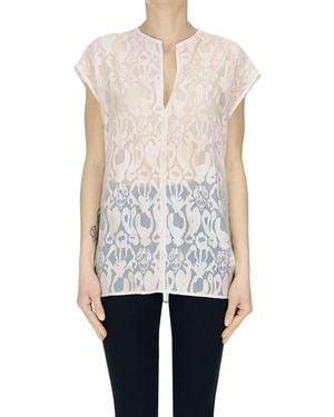 Dondup Jacquard Fabric Blouse - White
