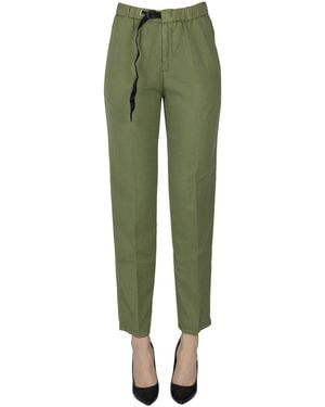White Sand Marylin Pants - Green
