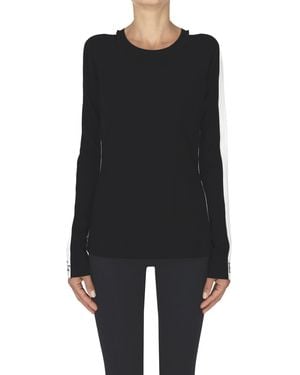 Elisabetta Franchi Viscose Pullover - Black