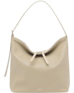 A.P.C. Borsa a spalla Vera - Neutro