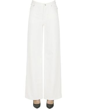 A.P.C. Elisabeth Wide Leg Jeans - White
