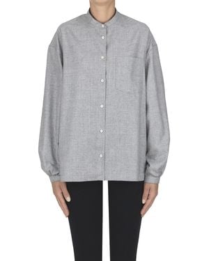 Aspesi Camicia in misto lana - Grigio