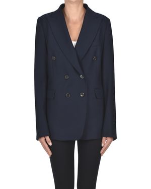 Kiltie Blazer doppiopetto - Blu