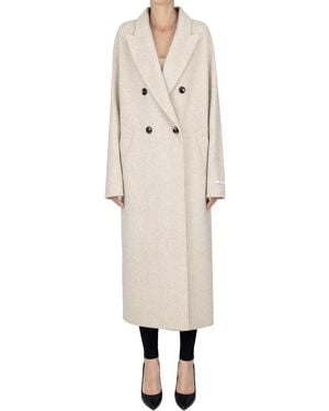 Compagnia Italiana Double-breasted Coat - White