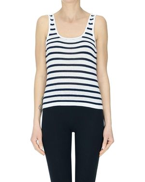 Be You Striped Tank Top - Blue