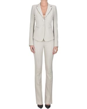 Patrizia Pepe Tailleur blazer e pantalone - Grigio