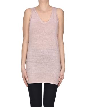 Labo.art Tank top in lino - Rosa