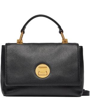 Coccinelle Borsa a mano in pelle martellata - Blu