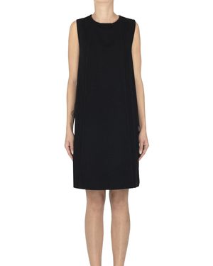 Kiltie Wool And Cashmere Dress - Black