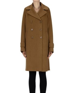 Aspesi Double-breasted Coat - Natural