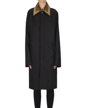 N°21 Cappotto in tessuto tecnico - Nero