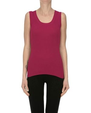 P.A.R.O.S.H. Ribbed Tank Top - Red
