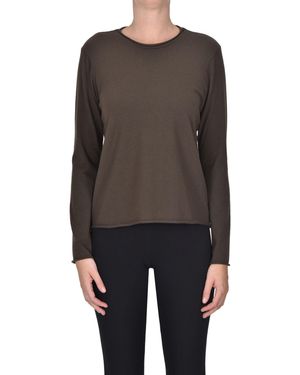 Labo.art Pullover stile felpa in lana - Nero