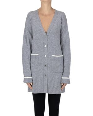 Pinko Tasmania Oversized Cardigan - Gray