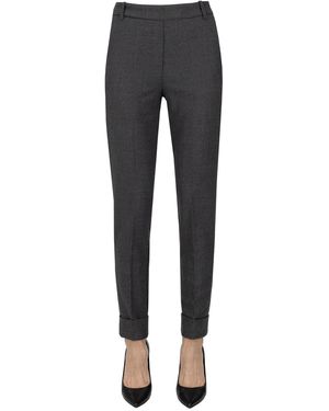 Kiltie Pantaloni a sigaretta in lana - Grigio