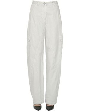 Pinko Resoect Cargo Pants - White