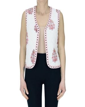 Mkt Studio Quilted Gilet - Blue