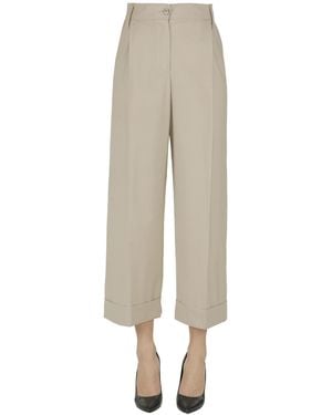Closed Rovea Cotton Pants - Natural