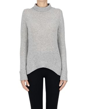 Dondup Stand-up Collar Pullover - Gray
