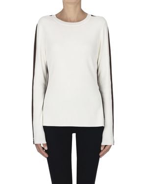 Elisabetta Franchi Viscose Pullover - White