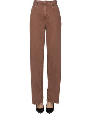 Haikure Bonnie Twill Jeans - Brown