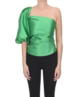 SIMONA CORSELLINI Top monospalla - Verde