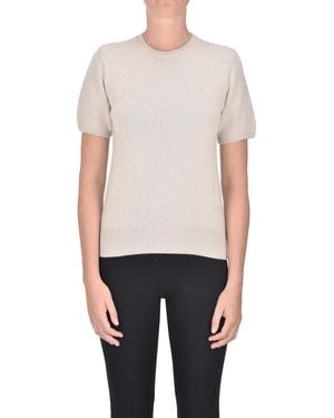 Anneclaire Embellished Short Sleeves Pullover - Blue