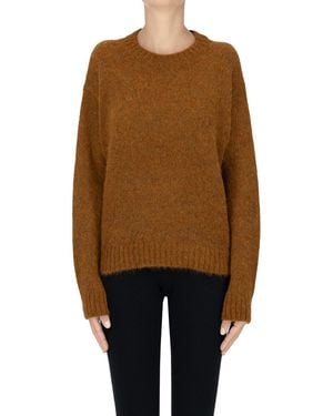 Niu Alpaca-blend Pullover - Brown