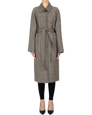 Kiltie Vichy Tweed Coat - Multicolor