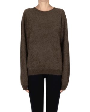 SOLOCASCMIR Cashmere Pullover - Brown