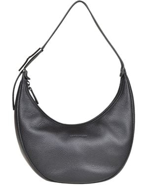 Longchamp Roseau Essential Hobo Bag - Gray