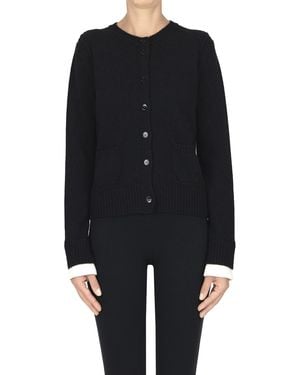 Vanisé Cardigan in lana e cashmere - Nero
