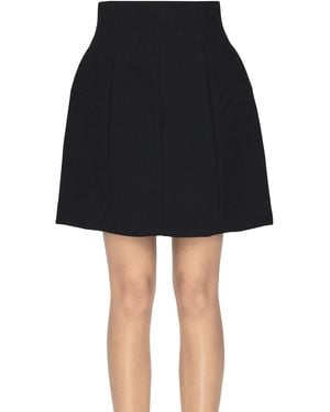 Vanessa Bruno Fly Structured Mini Skirt - Black