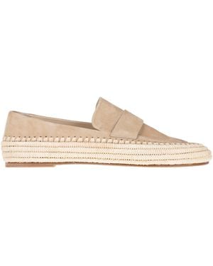 Paloma Barceló Billie Suede Mocassins - White