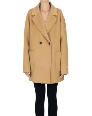 Compagnia Italiana Double-breasted Coat - Natural