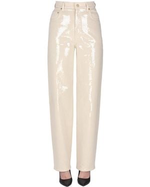Golden Goose Kim Sequined Jeans - White