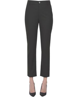 Vince Pantaloni in cotone e viscosa - Grigio