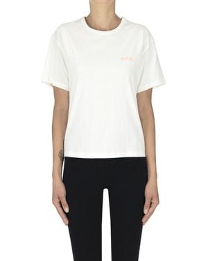 A.P.C. T-shirt a scatoletta - Bianco