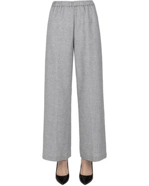 Aspesi Wool-blend Pants - Gray