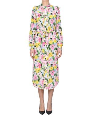 Essentiel Antwerp Crepè Shirt Dress - White